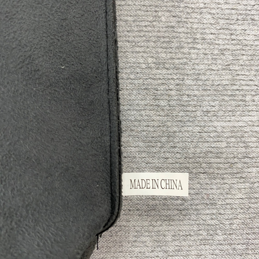 Vince Camuto Black Grey Pebbled Vegan Leather Tote Bag Colorblock Shoulder Bag - Picture 9 of 11